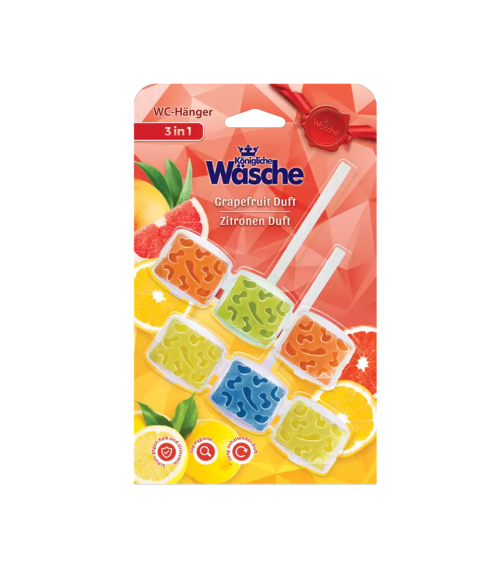 Konigliche Wasche Odorizant - bloc suspendat pu WC 2 buc 3 in 1